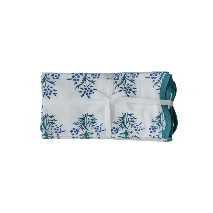 Crissy Cotton Canvas Printed Napkins - Set of 4