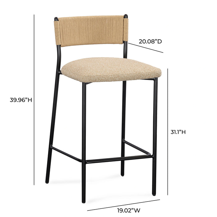 Celine Boucle Bar And Counter Stool