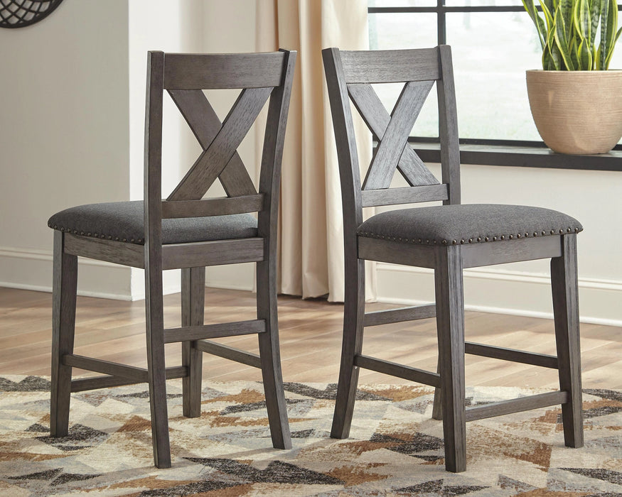 Caitbrook Counter Height Upholstered Bar Stool