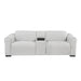 McPherson-(3)Power Double Reclining Love Seat with Center Console and Power Headrests, Charging Ports image