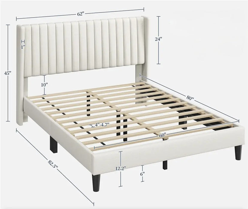 Dream Cloud Queen Bed - Dimensions Diagram