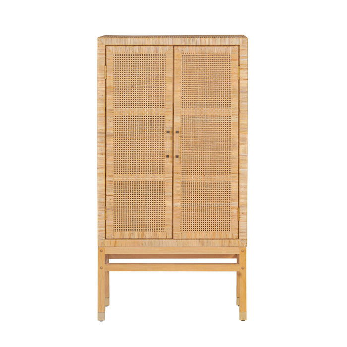 Amara Woven Rattan Cabinet