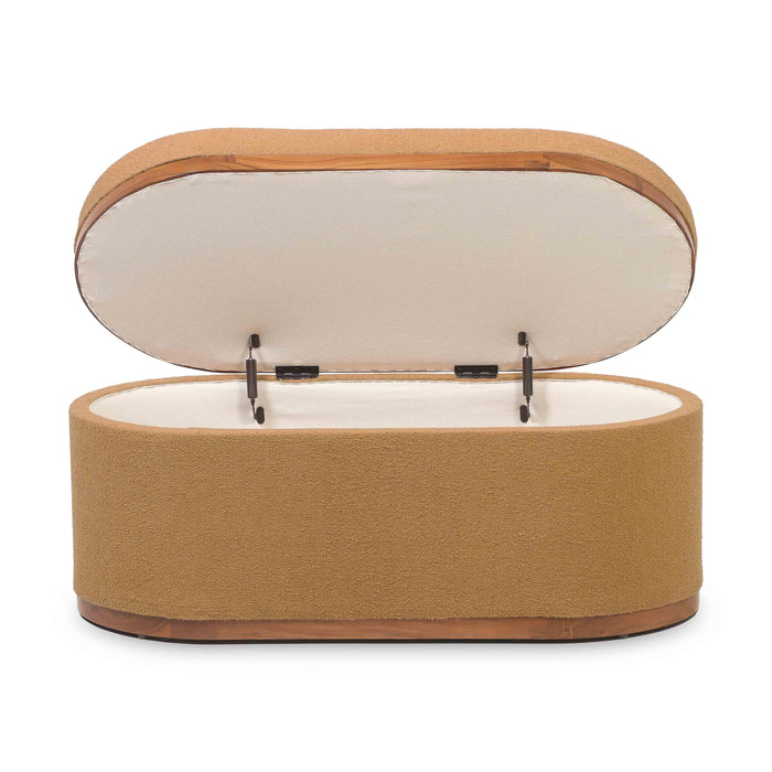 Olivier Oval Storage Ottoman