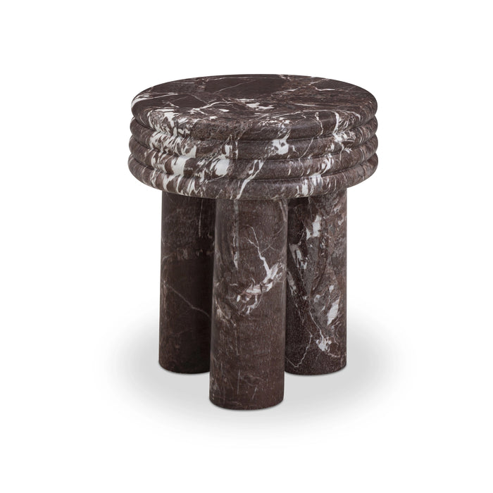 Delta Concrete Indoor/Outdoor Round Side Table