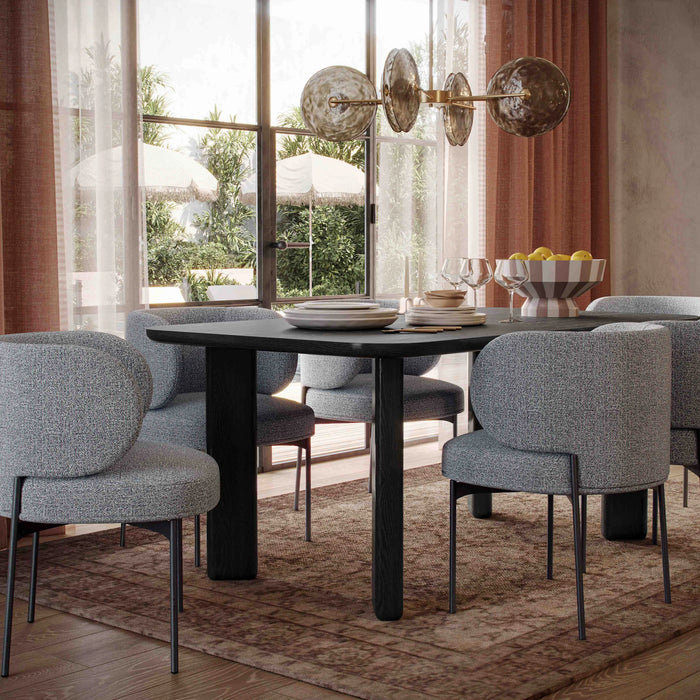 Maureen Performance Upcycled Linen Dining Chair