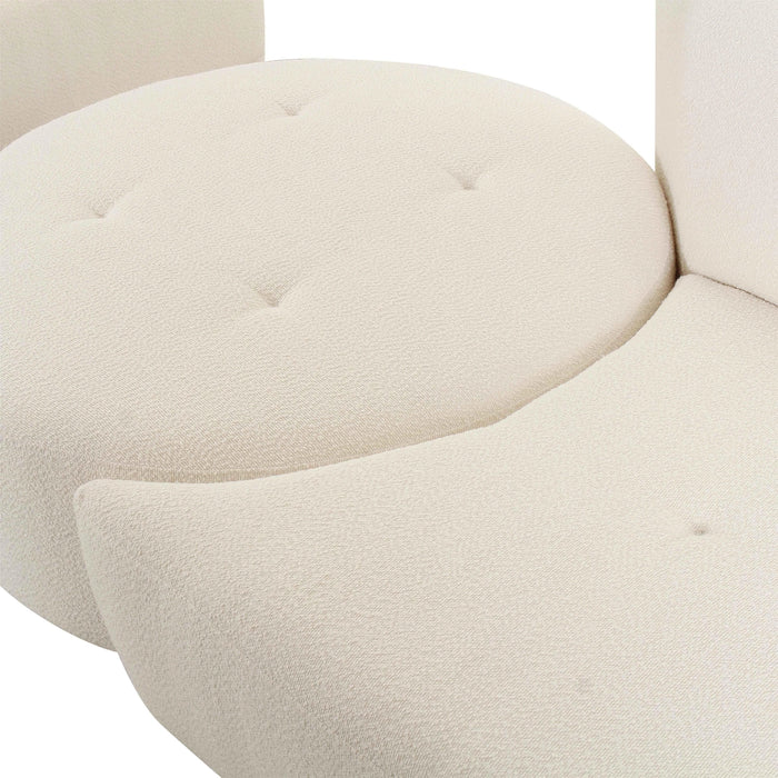 Fickle Cream Boucle Modular Sofa