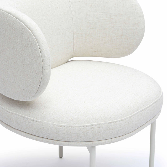 Maureen Performance Upcycled Linen Dining Chair