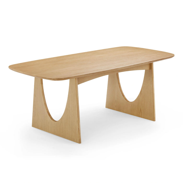 Cybill Natural Ash Rectangular Dining Table (79"-94")