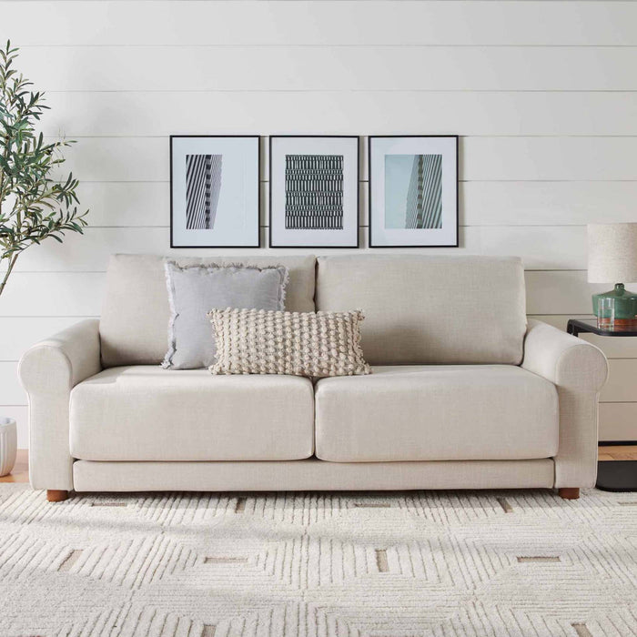 Owen 87.6" Sofa - Effie Linen - Linen - MR ZEE FURNITURE